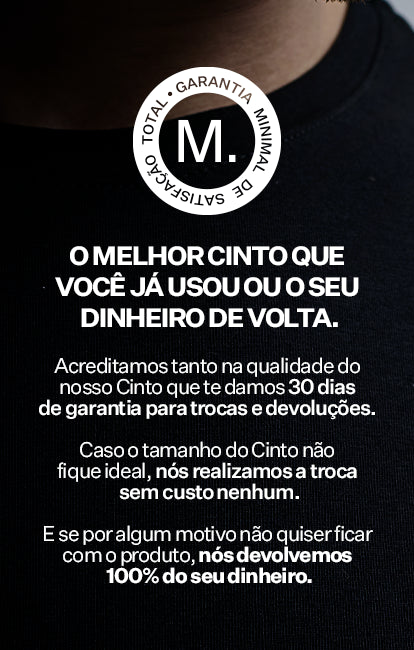 Cinto Minimal Dupla Face