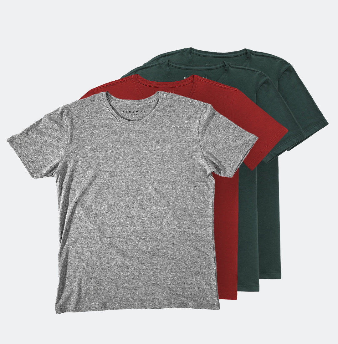 Kit Minimal Edição Especial 4X - 4 camisetas por R$ 121,47 cada
