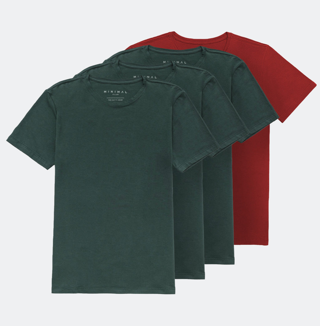 Kit Minimal Edição Especial 4X - 4 camisetas por R$ 121,47 cada