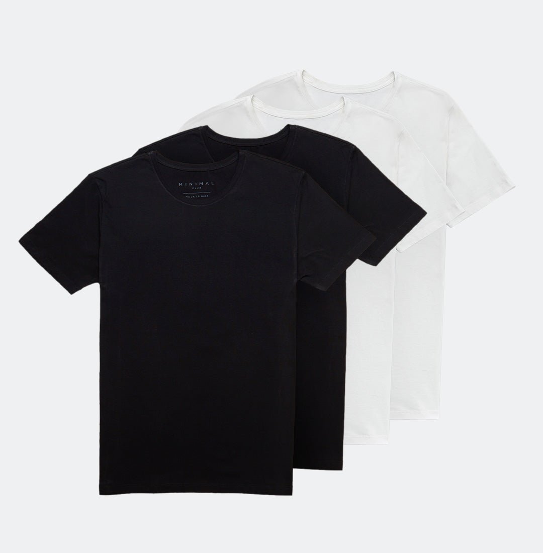 Kit Minimal 4X - 4 camisetas por R$111,98 cada - Minimal Club